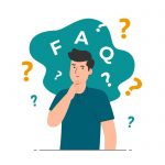 Thinking man with question mark. Confused, doubts, curious. Frequently ...
